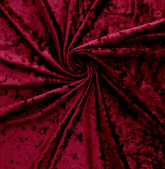 Bordo Kadife İspanyol Paça Pantolon